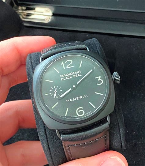 panerai watch black seal price|Panerai radiomir black seal ceramic.